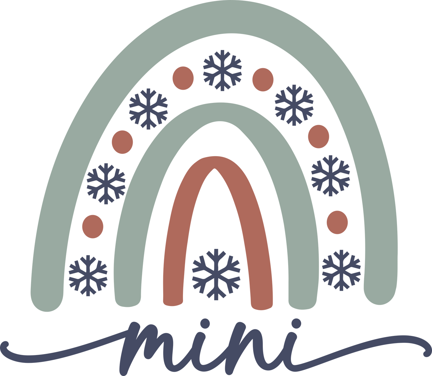 Christmas Rainbow Mini