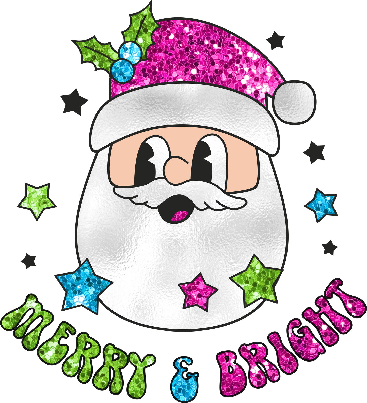 Merry And Bright Santa