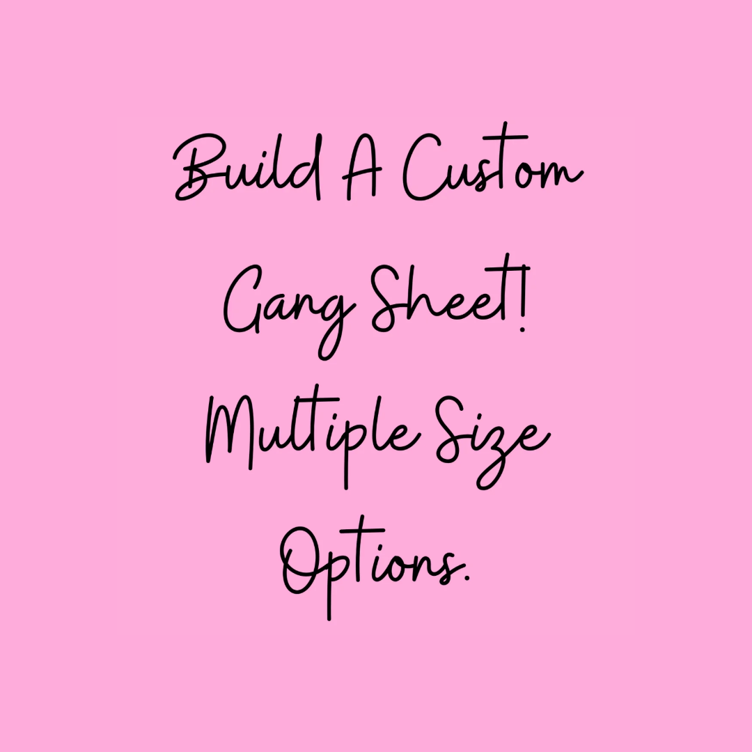 Build A Gang Sheet