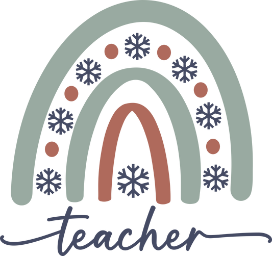 Christmas Teacher Rainbow