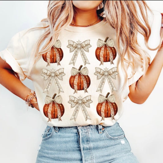 Pumpkin Bow Coquette